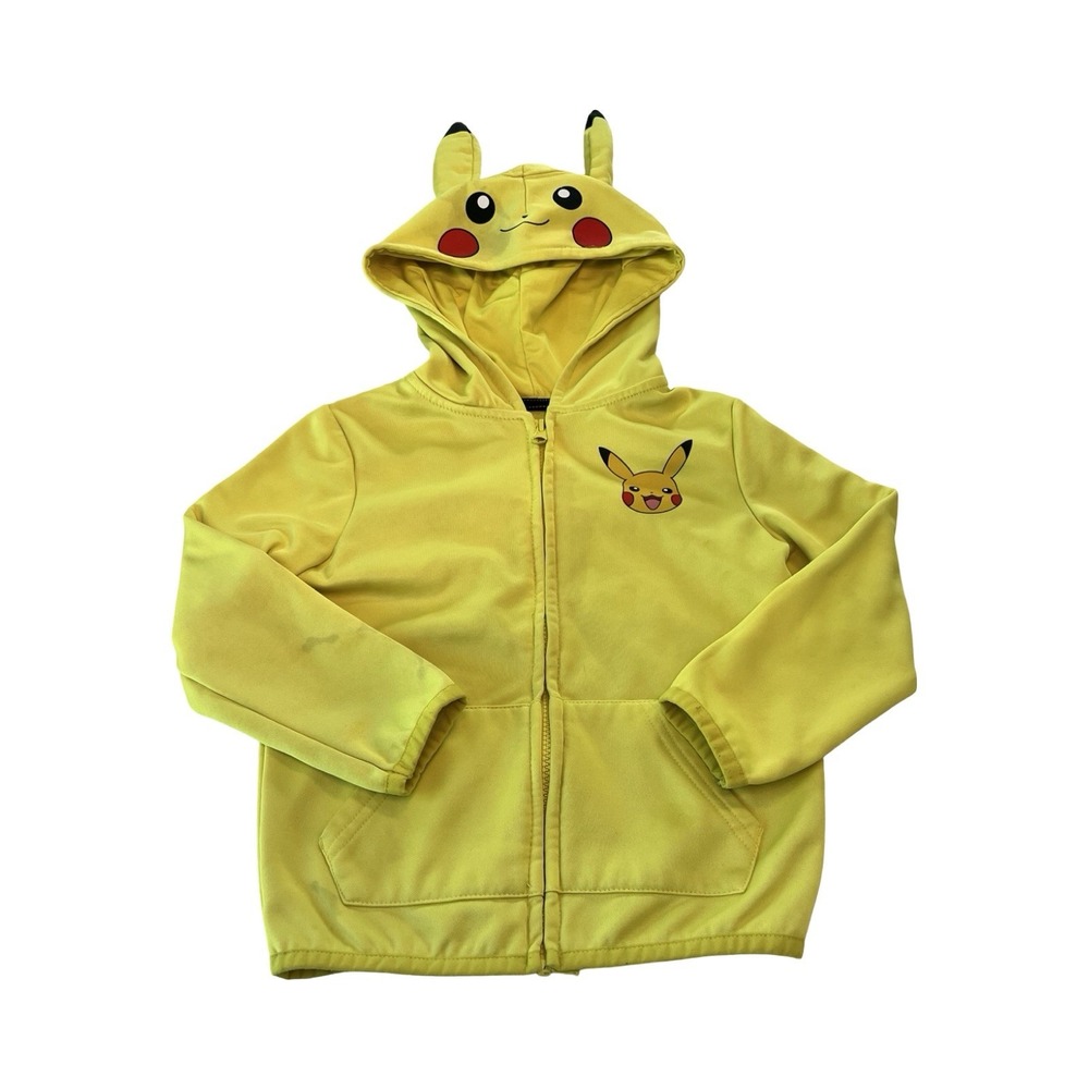 Pokémon Jumping‎ Beans Boys Size 4 Costume Fleece Active Graphic Hoodie Pikachu